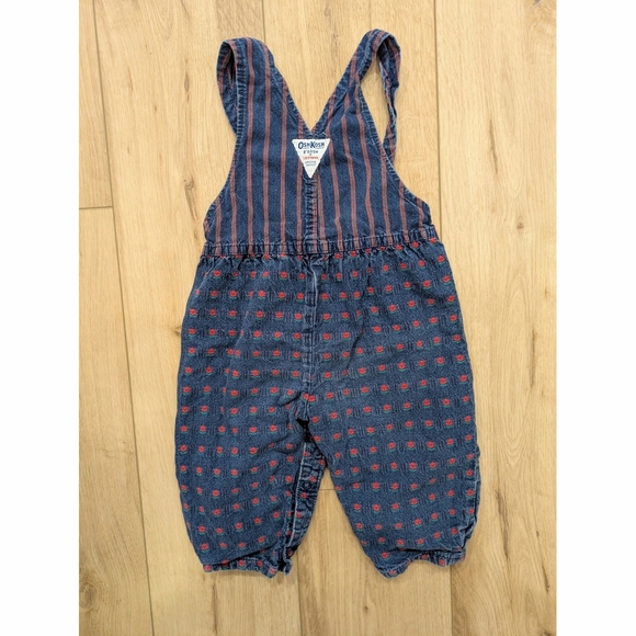 Vintage Osh-kosh Rosebud Overalls - Paper Tag - Picture 2 of 6